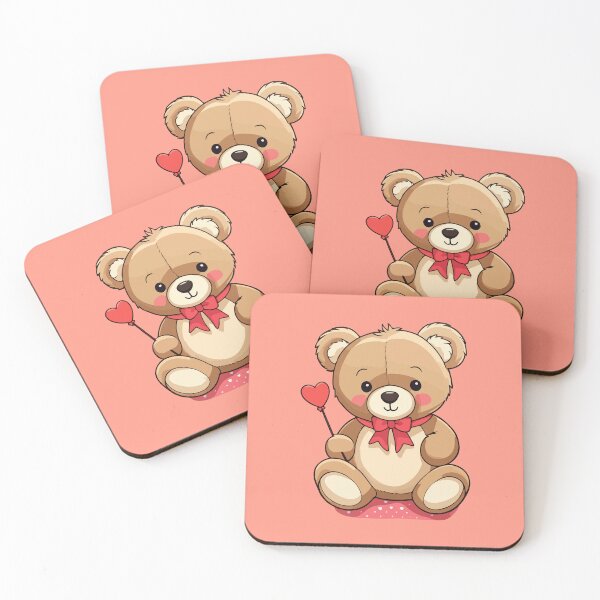 Item preview, Teddy bear with bow designed and sold by StickerLab4.