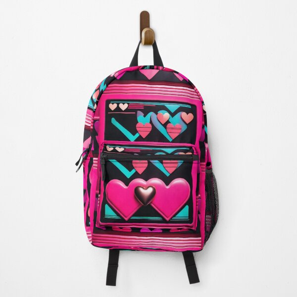 Item preview, 3D Love Hearts 80s Retro Chic Amor designed and sold by Kayley | QuintaDaColherArtes.