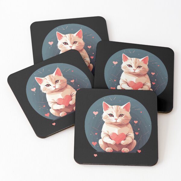 Item preview, Cat Heart Valentines Day designed and sold by Batiz.
