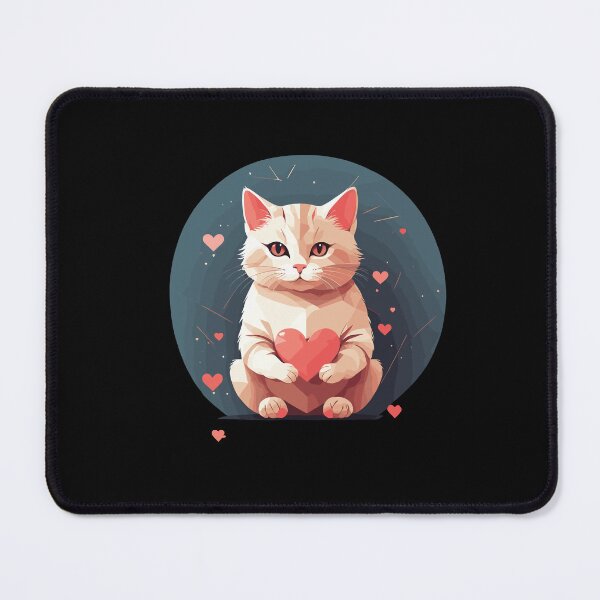 Item preview, Cat Heart Valentines Day designed and sold by Batiz.