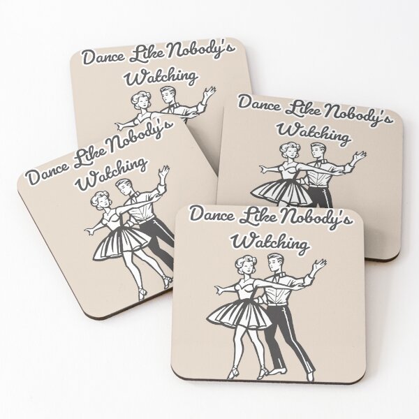 Item preview, dance like nobody's watching retro vintage style designed and sold by La Loca.