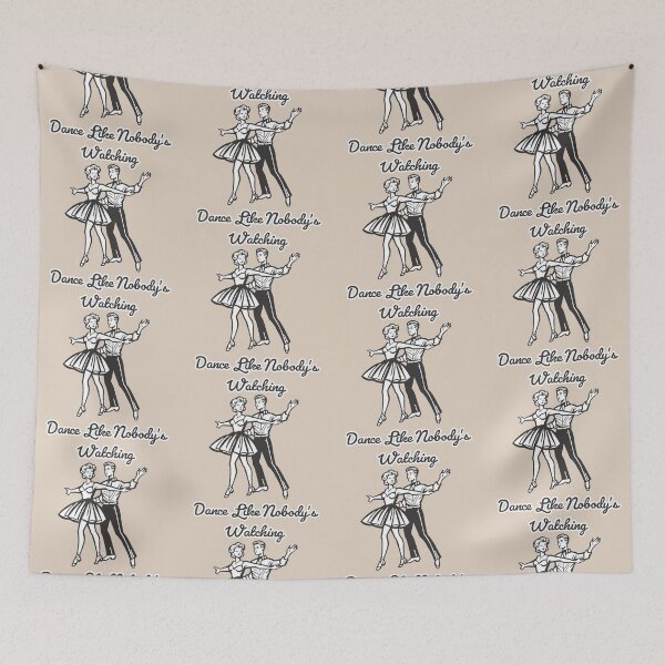 Item preview, dance like nobody's watching retro vintage style designed and sold by La Loca.