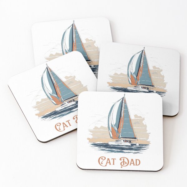 Item preview, Cat Dad - Funny Catamaran Sailing designed and sold by Collin36.