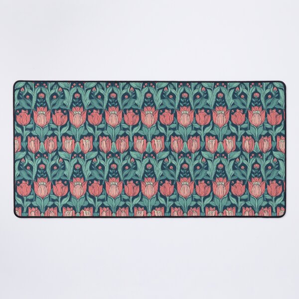Item preview, Tulips watercolor painting seamless pattern designed and sold by MiraCleAI.