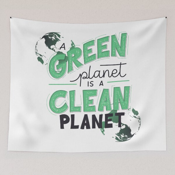Item preview, Sustainable Living: No Planet B, Just a Green Plan designed and sold by JaaCreativeShop.