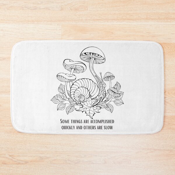 Item preview, Take Your Time Mushroom and snail designed and sold by Psycheclothing.