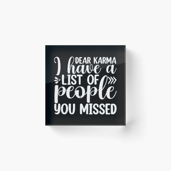 Item preview, DEAR KARMA... designed and sold by TLW716.