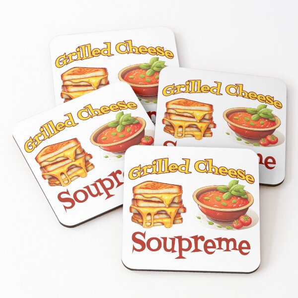 Artikelvorschau, Gegrilltes Käsesandwich und Tomatensuppe entworfen und verkauft von LuxindaSwirl.