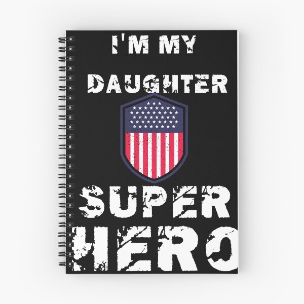 Item preview, I'm my daughter Super Hero Patriotic desing designed and sold by Agart-Desing.
