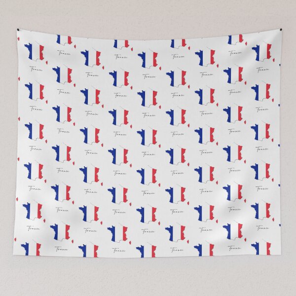 Item preview, France Country Map and Flag Paris Europe designed and sold by dk-design85.