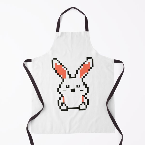 Item preview, Cute white pixel bunny designed and sold by HarriPaloma.