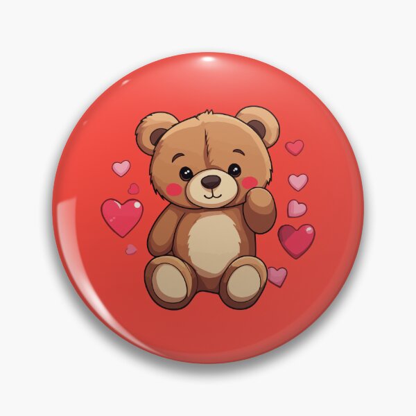 Aperçu de l'œuvre joyeux ours en peluche créée et vendue par StickerLab4.