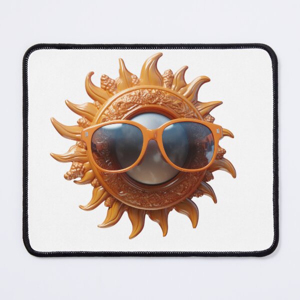 Item preview, Smiling sun wearing sunglasses designed and sold by MiraCleAI.