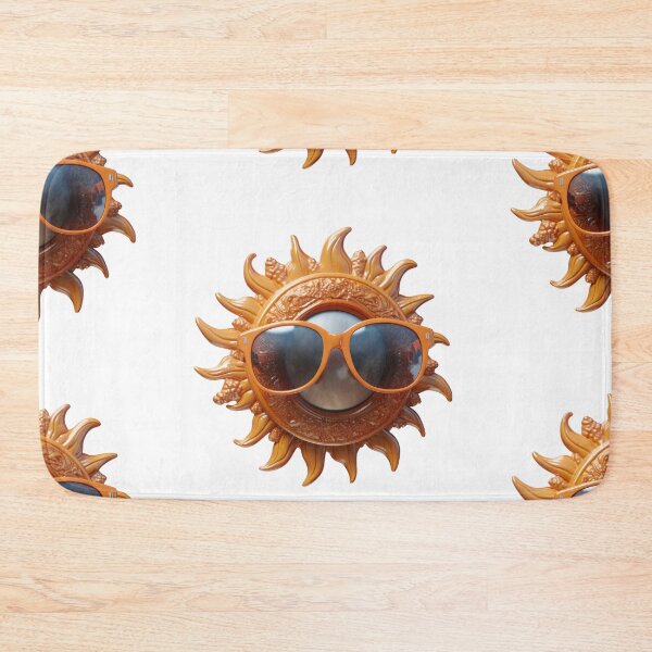 Item preview, Smiling sun wearing sunglasses designed and sold by MiraCleAI.