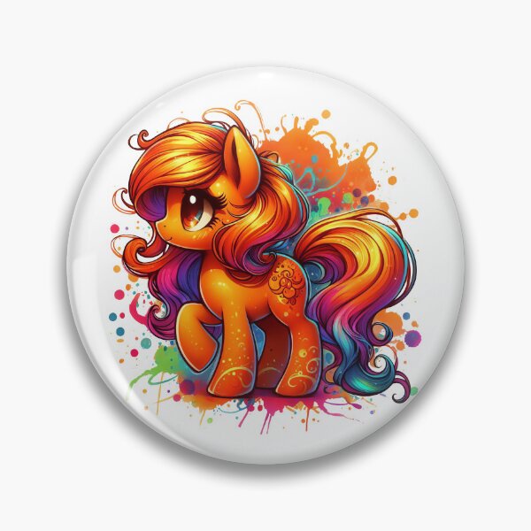 Item preview, Cute Orange Pony designed and sold by siljeberg.