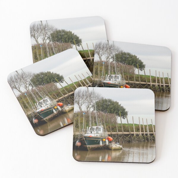 Item preview, Boat in Blakeney harbour, North Norfolk designed and sold by yackers1.