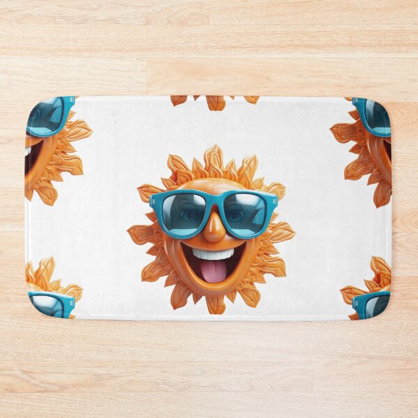 Item preview, Smiling sun wearing sunglasses designed and sold by MiraCleAI.
