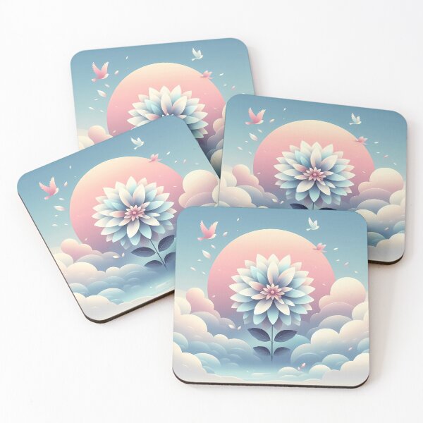 Item preview, Serenity in Bloom - A Pastel Sunrise Dreamscape designed and sold by Vitalka-uk.