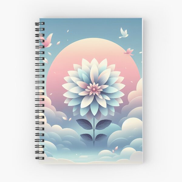 Item preview, Serenity in Bloom - A Pastel Sunrise Dreamscape designed and sold by Vitalka-uk.
