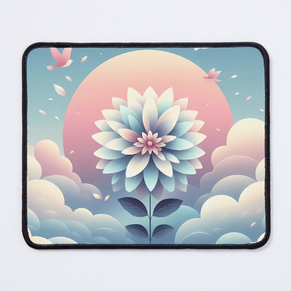 Item preview, Serenity in Bloom - A Pastel Sunrise Dreamscape designed and sold by Vitalka-uk.