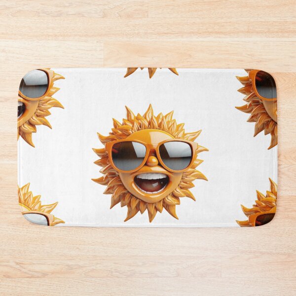 Item preview, Smiling sun wearing sunglasses designed and sold by MiraCleAI.