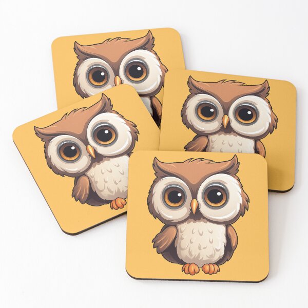Item preview, Cartoon Owl designed and sold by Kitty Nut House.