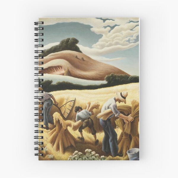 Item preview, Thomas Hart Benton Cradling Wheat, 1938 Thomas Hart Benton paintings designed and sold by Amy-Hamilton.