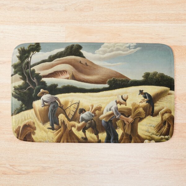Item preview, Thomas Hart Benton Cradling Wheat, 1938 Thomas Hart Benton paintings designed and sold by Amy-Hamilton.