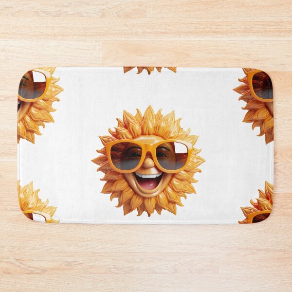 Item preview, Smiling sun wearing sunglasses designed and sold by MiraCleAI.