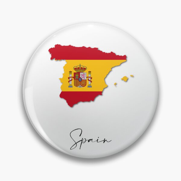 Item preview, Spain Country Map and Flag Madrid Europe designed and sold by dk-design85.