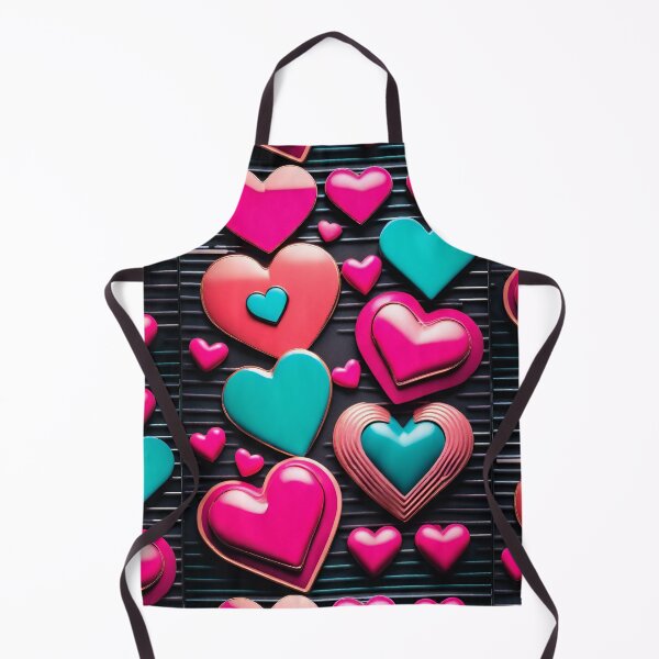 Item preview, 3D Big Love Glossy Hearts 80s Retro Chic designed and sold by Kayley | QuintaDaColherArtes.