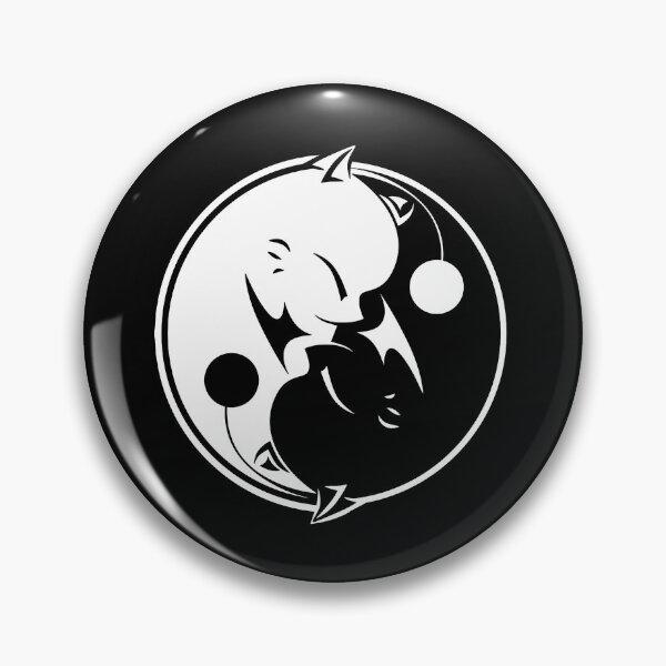 Item preview, Moogle Yin Yang designed and sold by Demon Fox Designs.