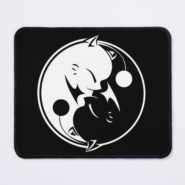 Item preview, Moogle Yin Yang designed and sold by Demon Fox Designs.