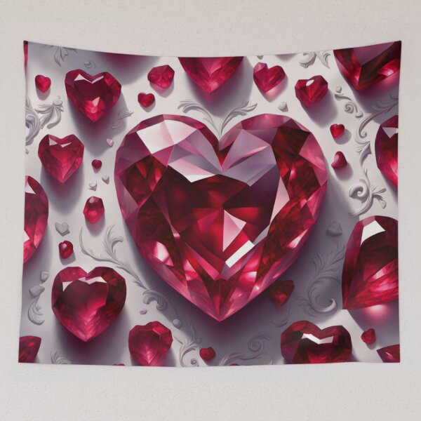 Item preview, Ruby hearts designed and sold by Talpha.