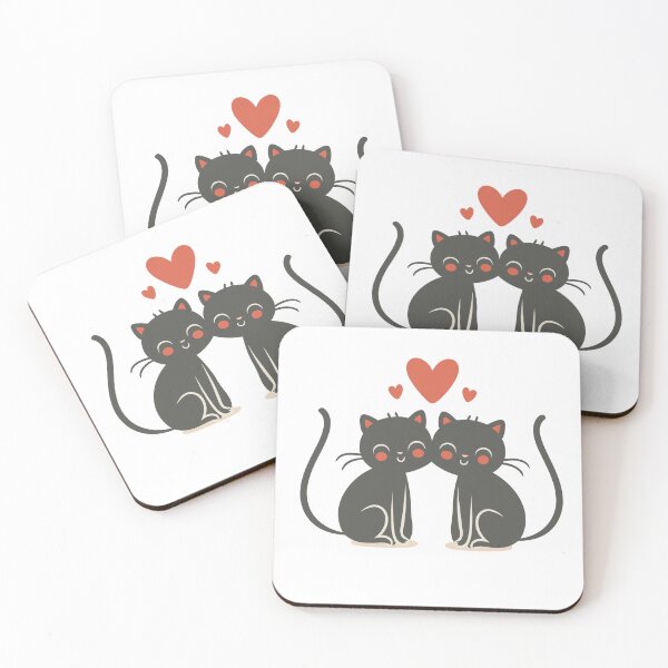 Item preview, two love cats   designed and sold by jkrphoto.