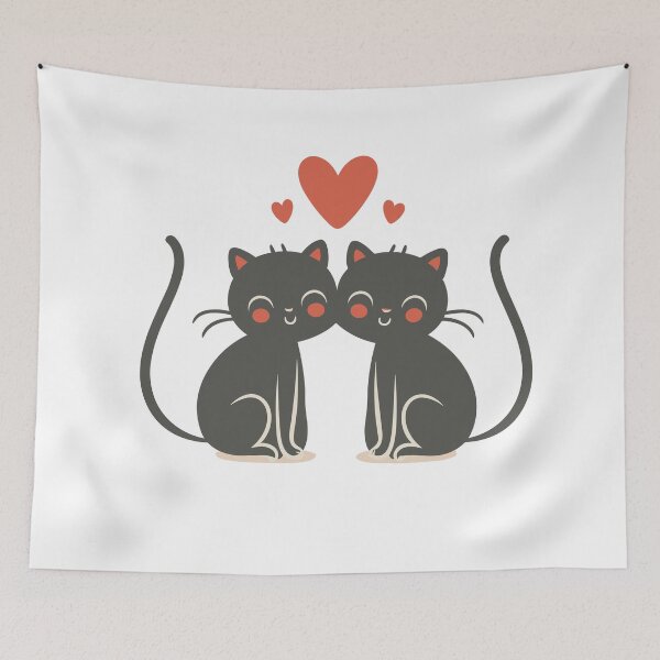 Item preview, two love cats   designed and sold by jkrphoto.