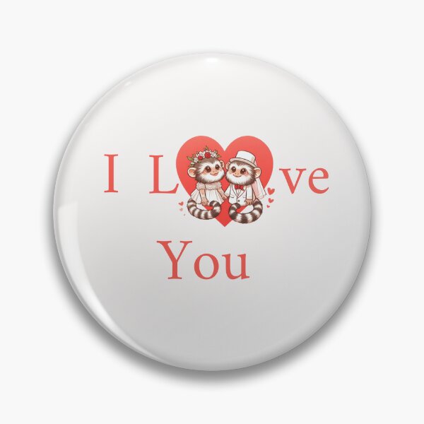Item preview, Cute Marmoset Couple I Love You designed and sold by LemuellTrends.