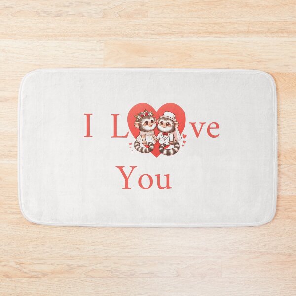 Item preview, Cute Marmoset Couple I Love You designed and sold by LemuellTrends.