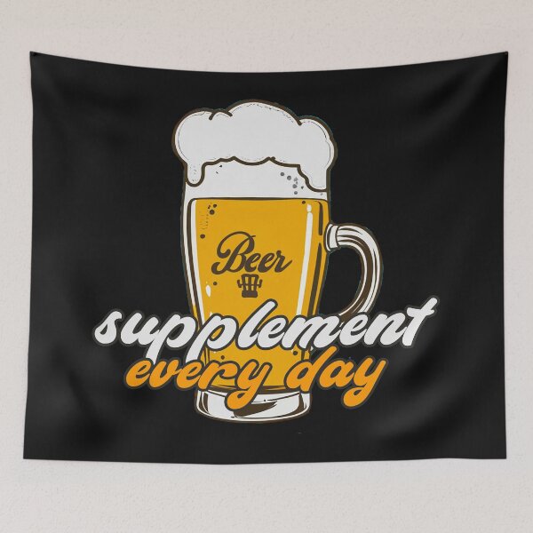 Item preview, Supplement beer every day  designed and sold by nihuyoo.