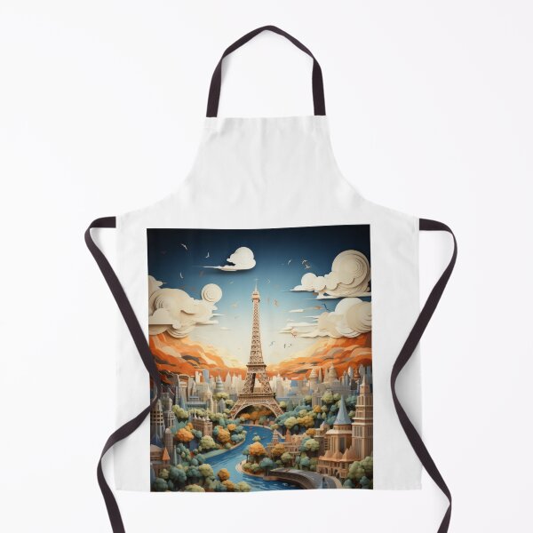 Item preview, Illustration of landmarks in Paris, France designed and sold by MiraCleAI.