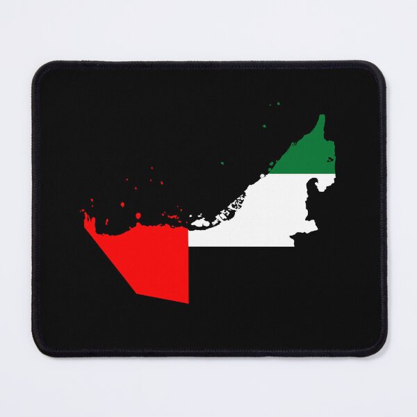 Item preview, Flag Map of the United Arab Emirates designed and sold by feether-store.
