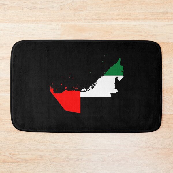 Item preview, Flag Map of the United Arab Emirates designed and sold by feether-store.