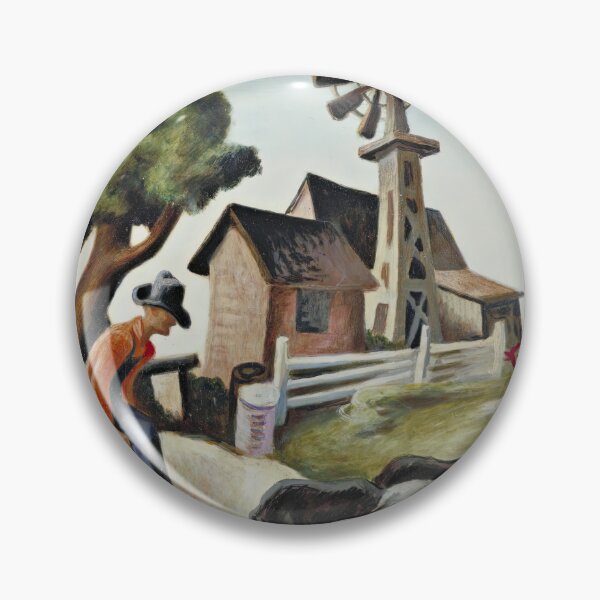 Item preview, Thomas Benton Homestead 1934 Moma Thomas Hart Benton artwork designed and sold by Amy-Hamilton.