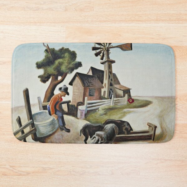 Item preview, Thomas Benton Homestead 1934 Moma Thomas Hart Benton artwork designed and sold by Amy-Hamilton.