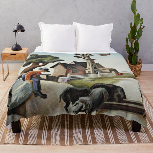 Item preview, Thomas Benton Homestead 1934 Moma Thomas Hart Benton artwork designed and sold by Amy-Hamilton.