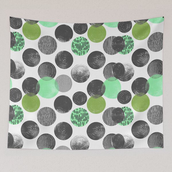 Item preview, Whimsical and Abstract Circles Pattern Design designed and sold by randrdesign.