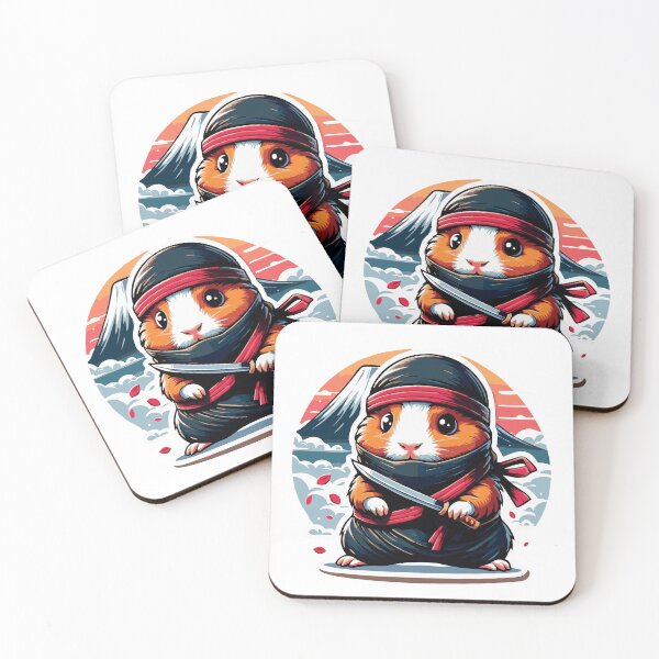 Artikelvorschau, Niedlicher Ninja-Schweinchenjunge entworfen und verkauft von Wheekly Designs.