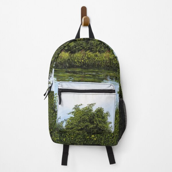 Item preview, The garden pond in summer, an English garden designed and sold by art paintings.