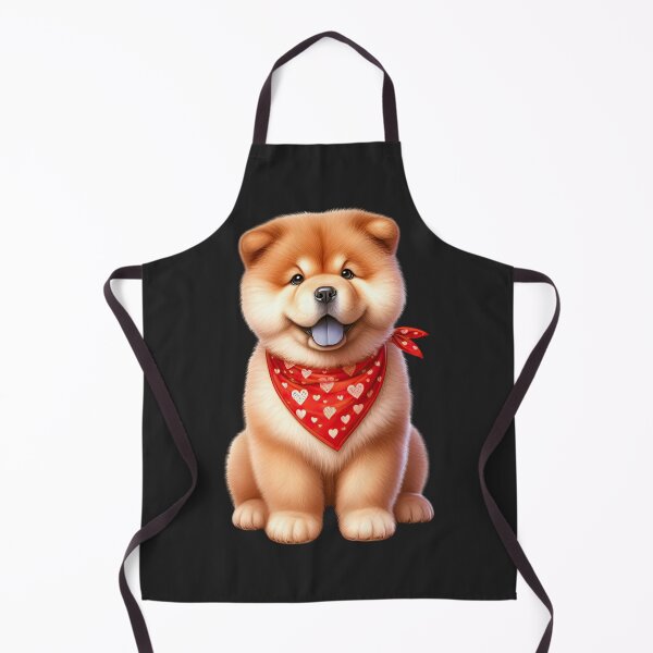Item preview, Chow Chow Cute Dogs with Red Bandana designed and sold by BerryBlaze.