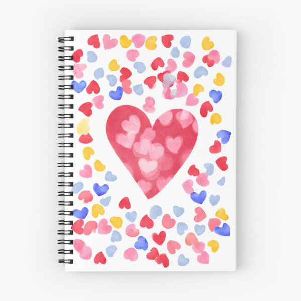 Item preview, Big Valentines Love Heart Mini Confetti Amor Watercolour  designed and sold by Kayley  |  QuintaDaColherArtes.
